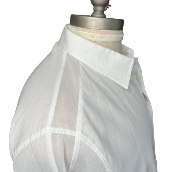 Hermes New Authentic Men's Layer Effect White Party Shirt 16/41 Made in France - Picture 4 of 10